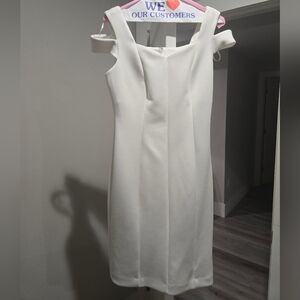 Calvin Klein Strapless White Dress